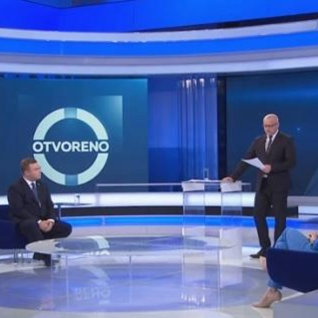 Marko Pavić, Stjepan Čuraj, Siniša Hajdaš Dončić i Katarina Peović u Otvorenom