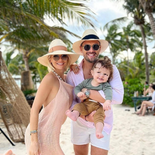 Maja Šuput s obitelji