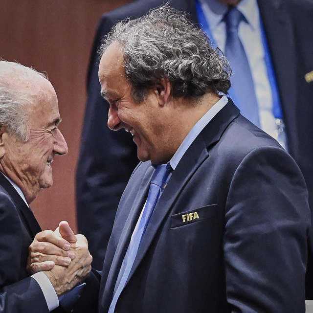 Sepp Blatter i Michel Platini