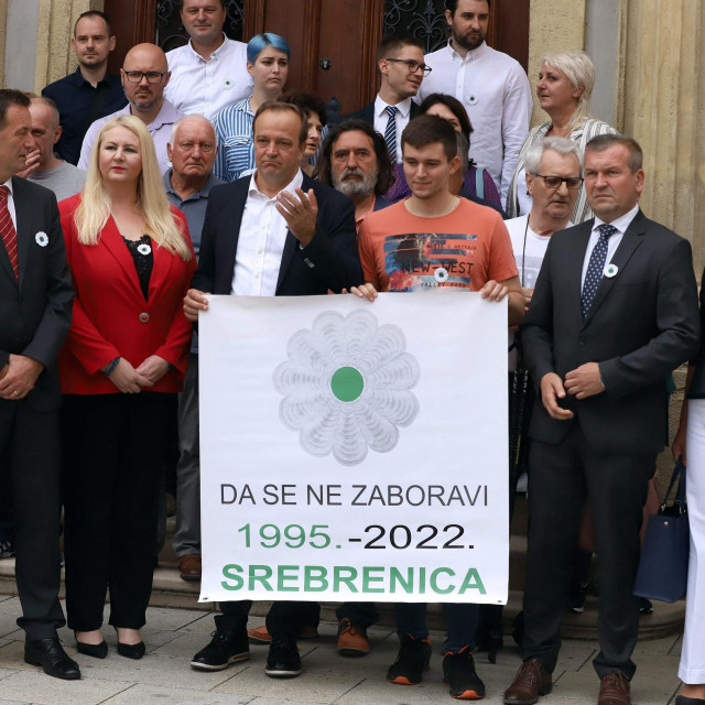 obilježavanje Dana stradanja u Srebrenici pod nazivom ‘Da se ne zaboravi‘ u Varaždinu
