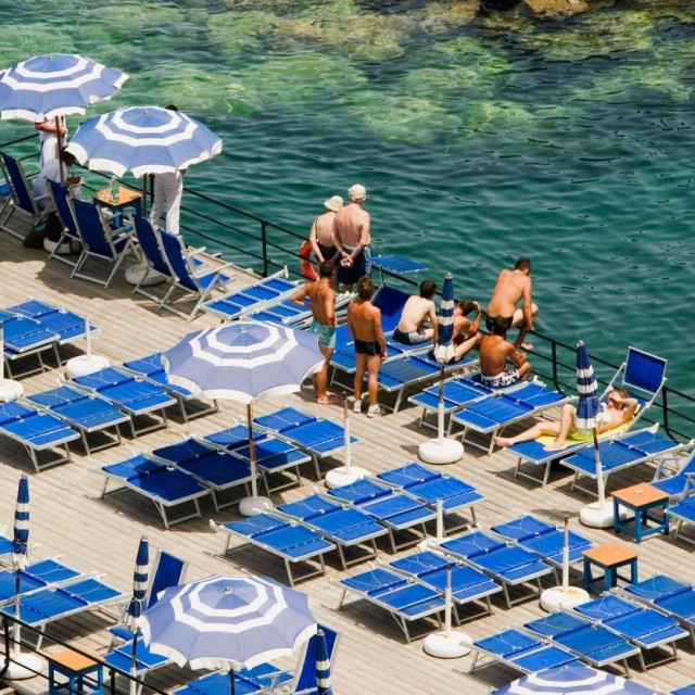 Turisti u Sorrentu, Italija