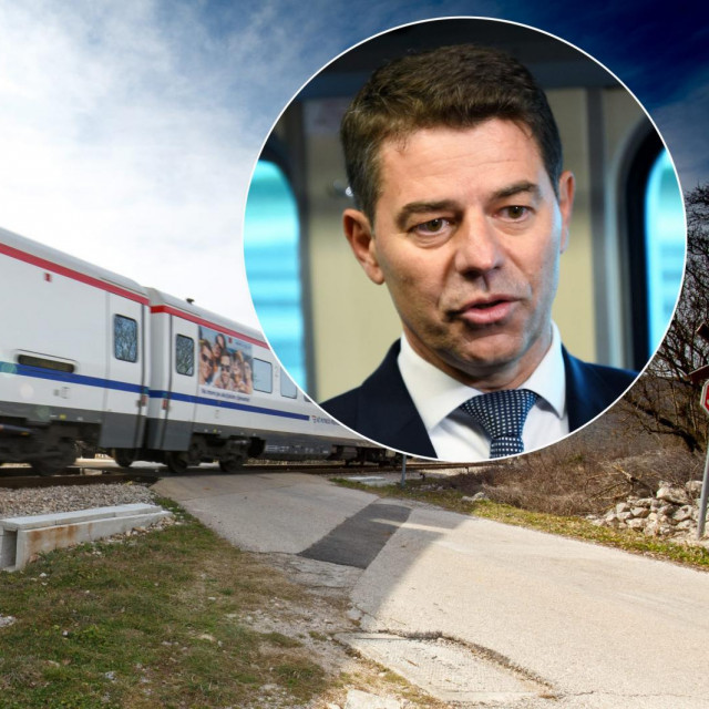 Željko Ukić, predsjednik Uprave HŽ Putnički prijevoz (u krugu)