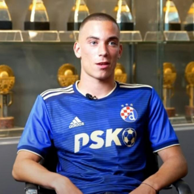 Marko Brkljača u dresu Dinama