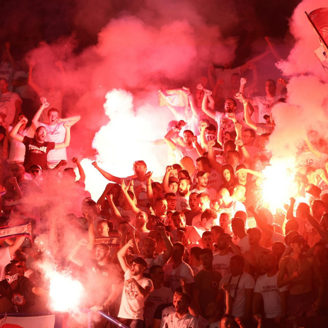 Nogometna utakmica Superkupa između Dinama i Hajduka