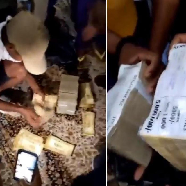 prosvjednici su u predsjednikovu ormaru pronašli milijune rupija