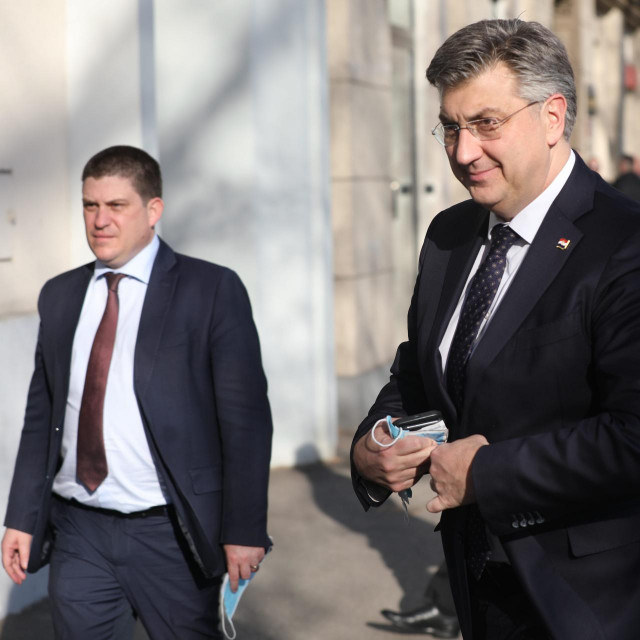 Oleg Butković i Andrej Plenković