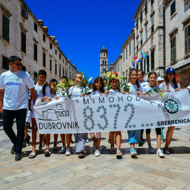 Mimohod sjećanja u Dubrovniku