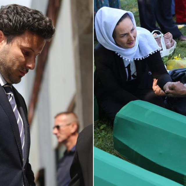 Dritan Abazović na komemoraciji u Srebrenici