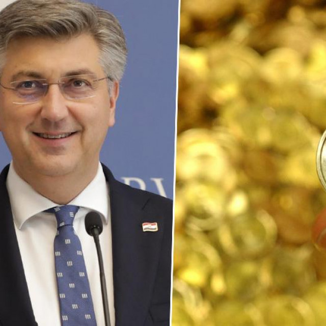 Andrej Plenković i kovanice eura