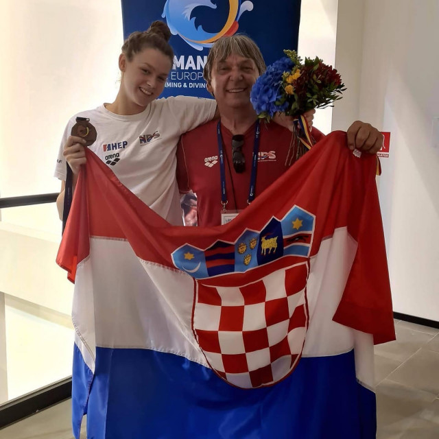 Jana Pavalić i trener Ivica Androić