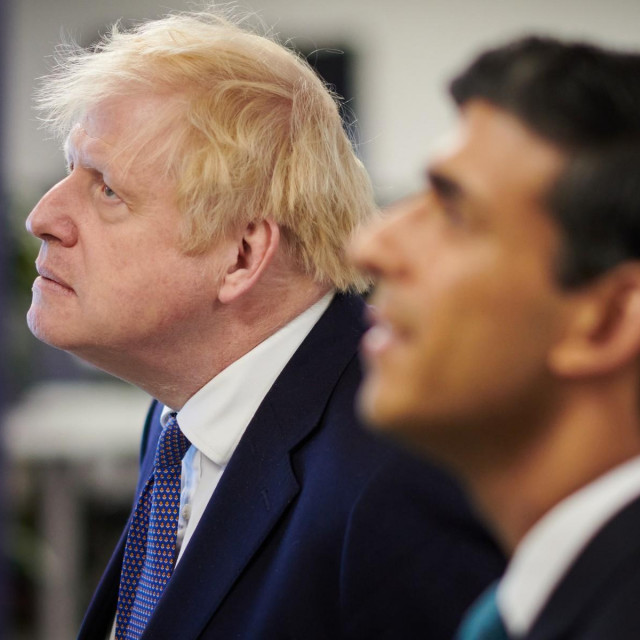 Boris Johnson i Rishi Sunak