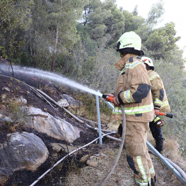 Brzom intervencijom splitskih vatrogasaca ugašen je požar koji je izbio na padinama Marjana iznad Botaničkog vrta
 