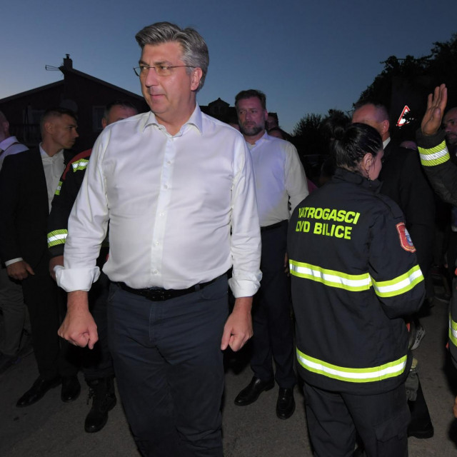 Andrej Plenković i Dražen Slavica.