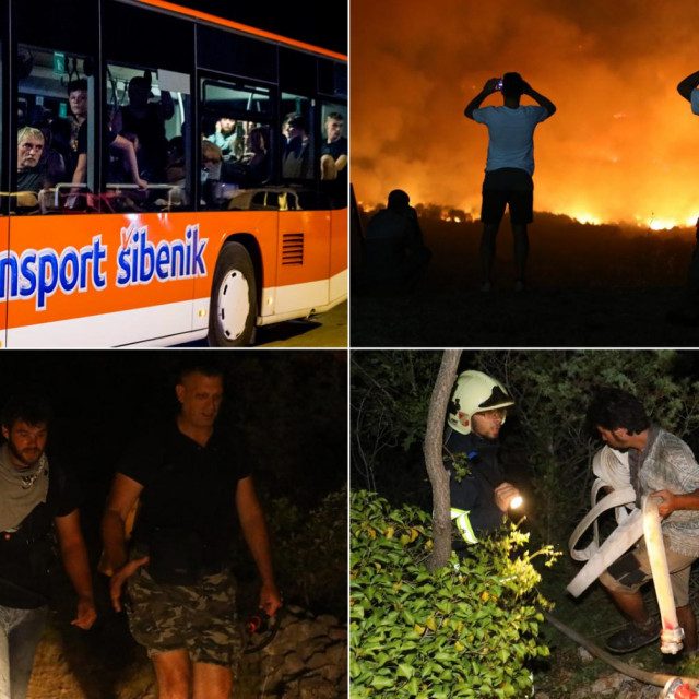 Požar kod Šibenika