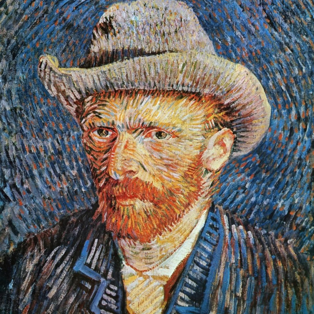 Autoportret Vincenta van Gogha/Ilustracija
