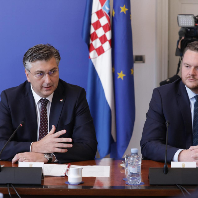 Andrej Plenković i Marko Primorac