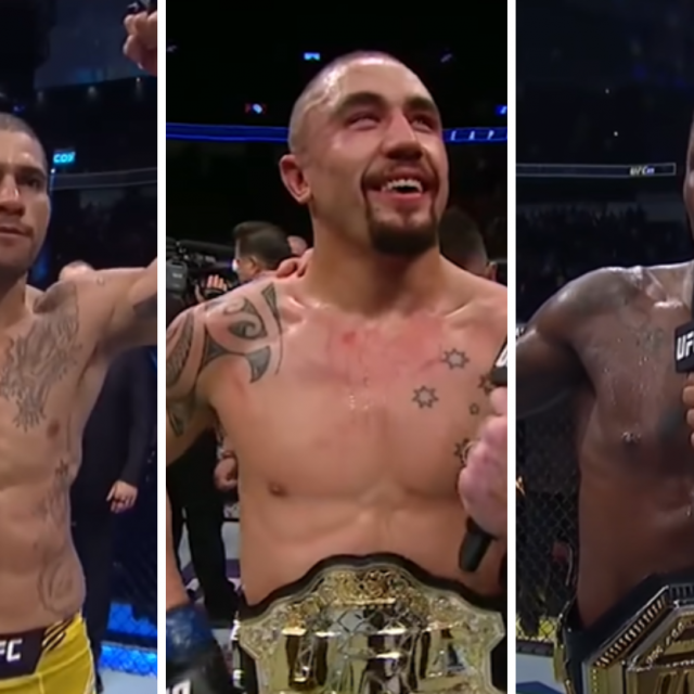 Alex Pereira, Robert Whittaker, Israel Adesanya