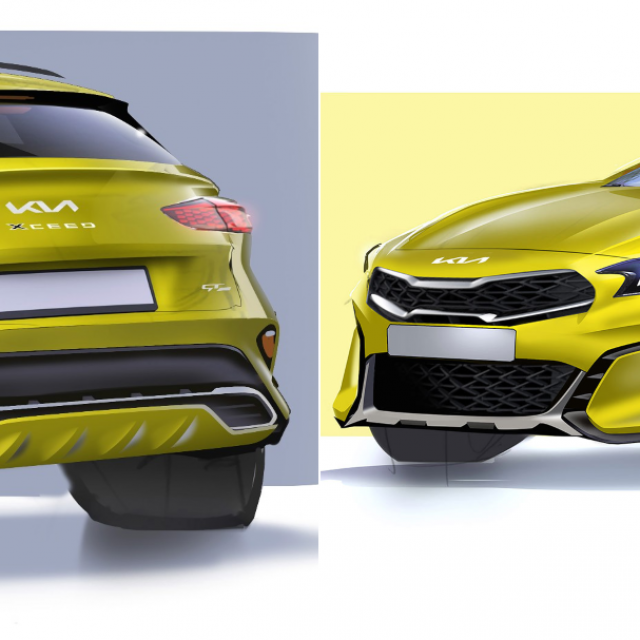 2022. Kia XCeed Facelift (skica)