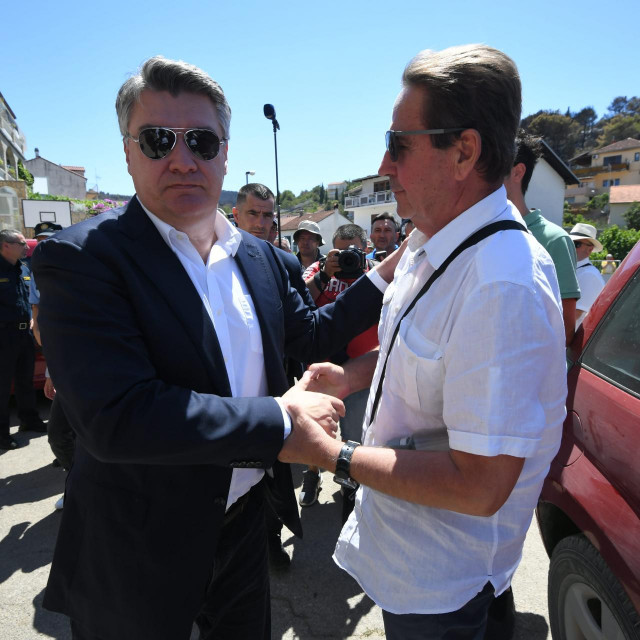 Predsjednik Zoran Milanović i Stipe Petrina
 