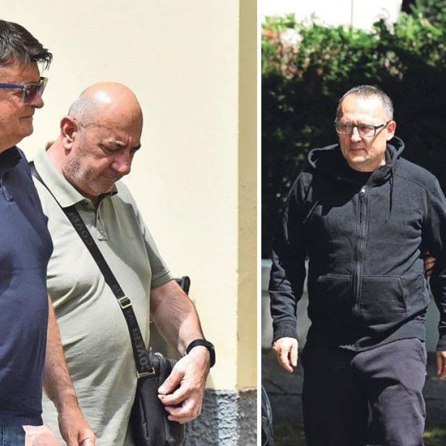 Robert Gotić (u plavoj majici lijevo) i Željko Bunić (u crnoj majici)