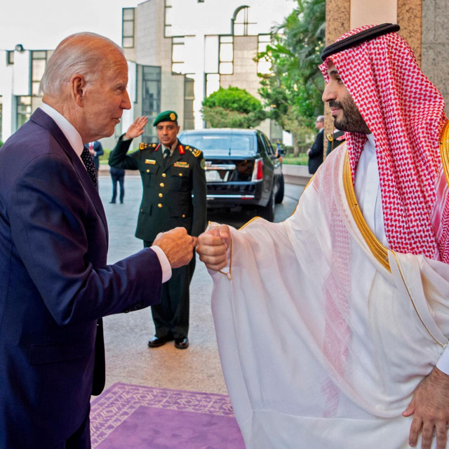 Joe Biden i Mohamed bin Salman