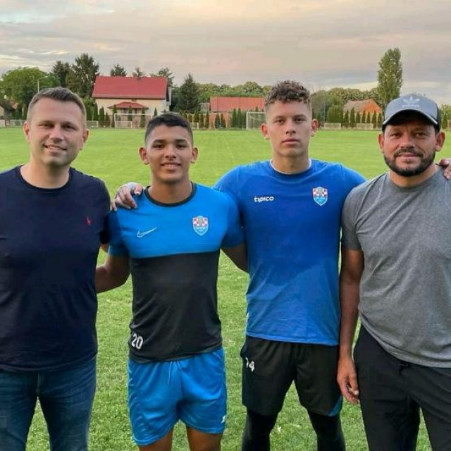 Izvršni direktor Vukovaraca Markus Buzov i Carlos Andres Gutierrez, Luis Enrique Gutierrez, te Carlos Gutierrez