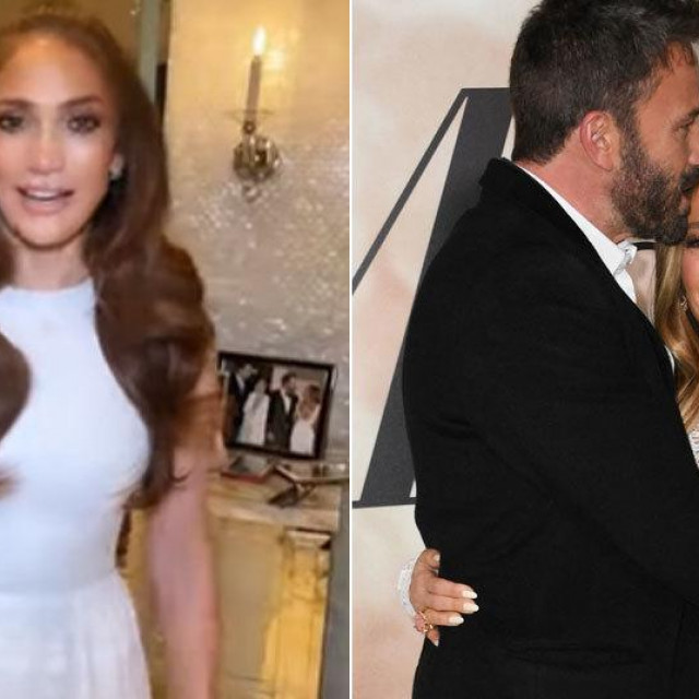 Jennifer Lopez na dan i vjenčanja; Jennifer i Ben Affleck (arhiva)