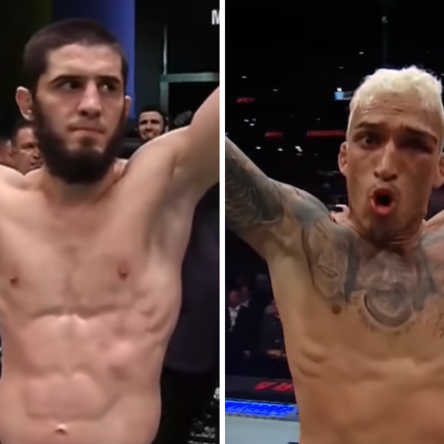 Islam Makhachev i Charles Oliveira
