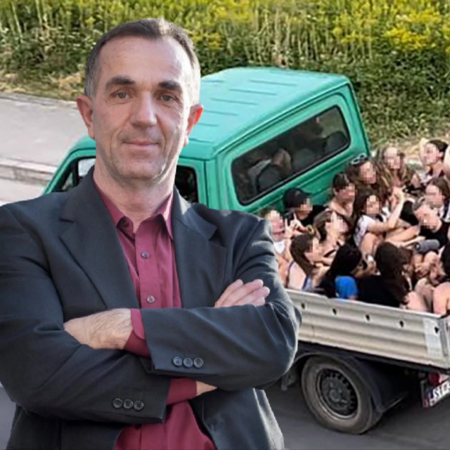 Načelnik Dušan Đula i mladi Belgijanci na kampiranju u Otoku