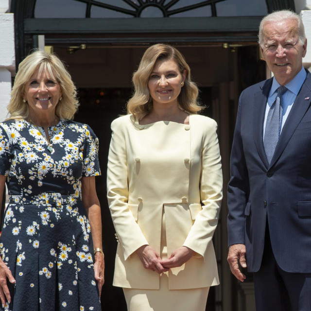 Jill Biden, Olena Zelenska i Joe Biden