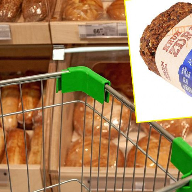 Ilustracija trgovine i kruh ”Zdravko”