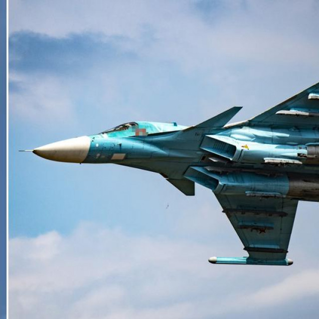 Leteći objekt, navodno ruski borbeni avion, pogođen pada s neba te ruski borbeni avion Su-34