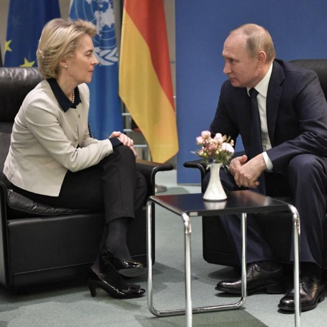 Vladimir Putin i Ursula von der Leyen