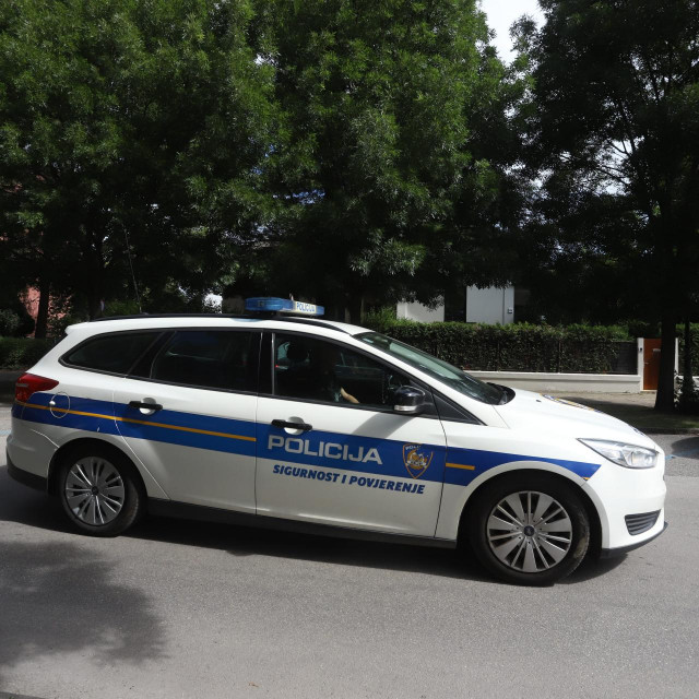 Policijsko vozilo, ilustracija