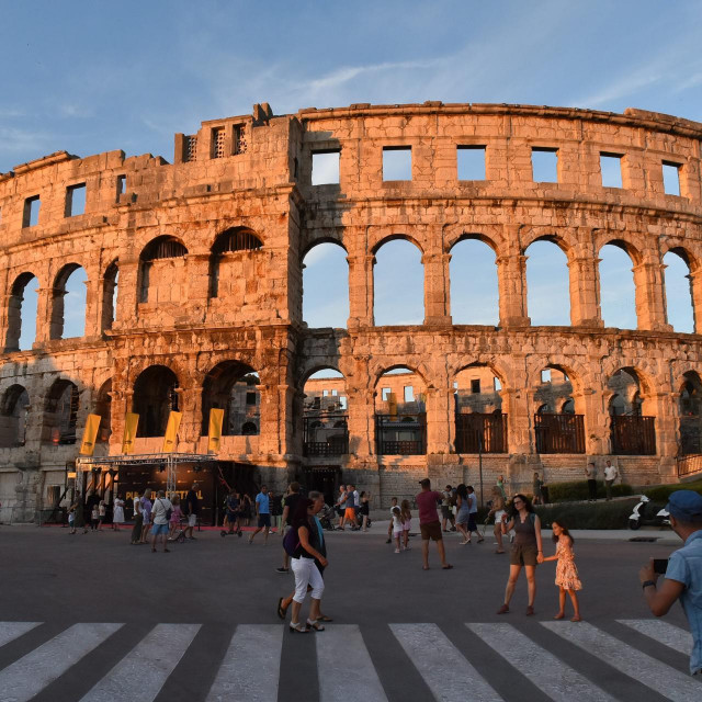 Pula,180722.
Arena.
Treceg dana Pulskog filmskog festivala odrzana je hrvatska premijera filma Ljeto Kada sam naucila letjeti.