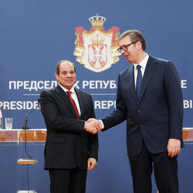 Abdel Fattah al-Sisi i Aleksandar Vučić