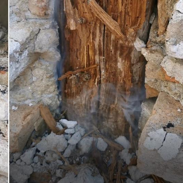 Greda na tavanu kuće u Berislavićevoj