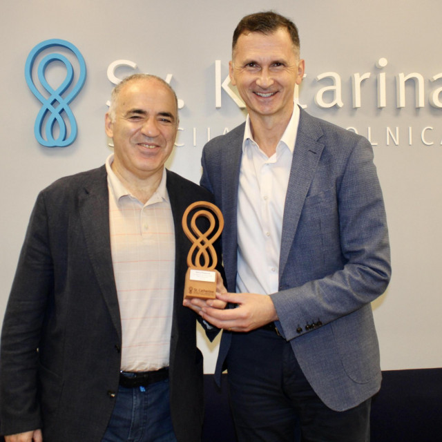Gari Kasparov i Dragan Primorac