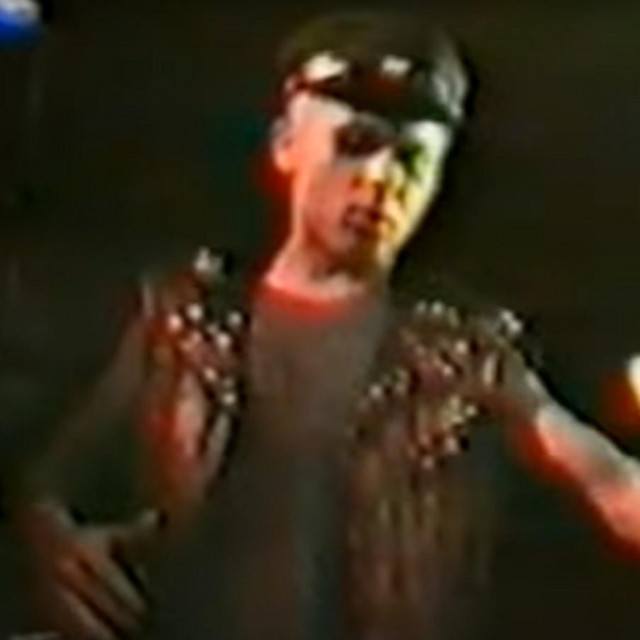 Satan Panonski na nastupu u Đuri Đakoviću 1989.