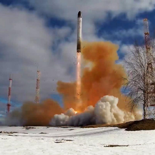 Ruski balistički projektil RS-28 Sarmat