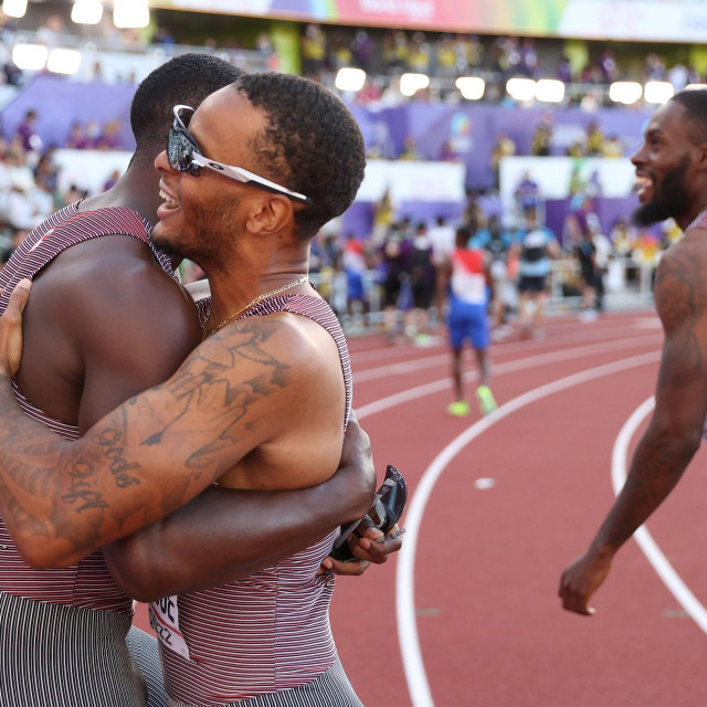 Aaron Brown i Andre De Grasse