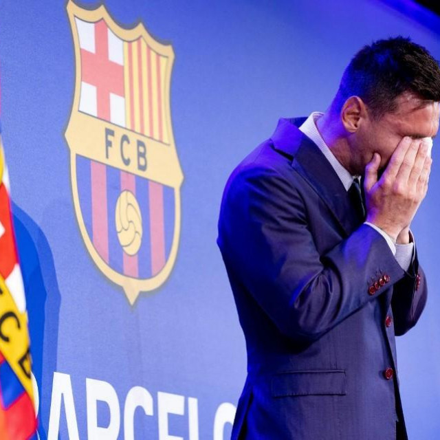 Messi na odlasku iz Barcelone