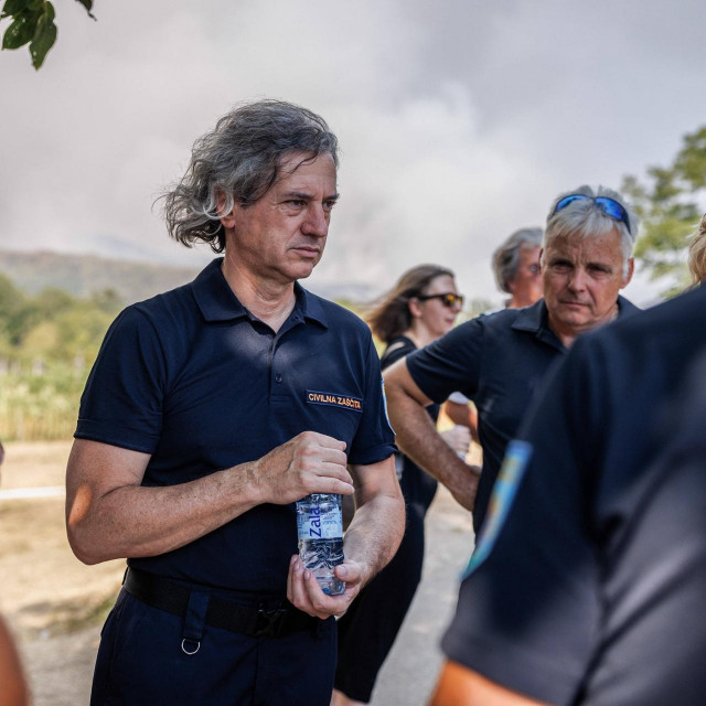 Premijer Robert Golob na obilasku opožarenih područja
