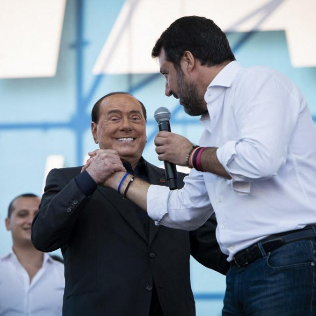 Silvio Berlusconi i Matteo Salvini