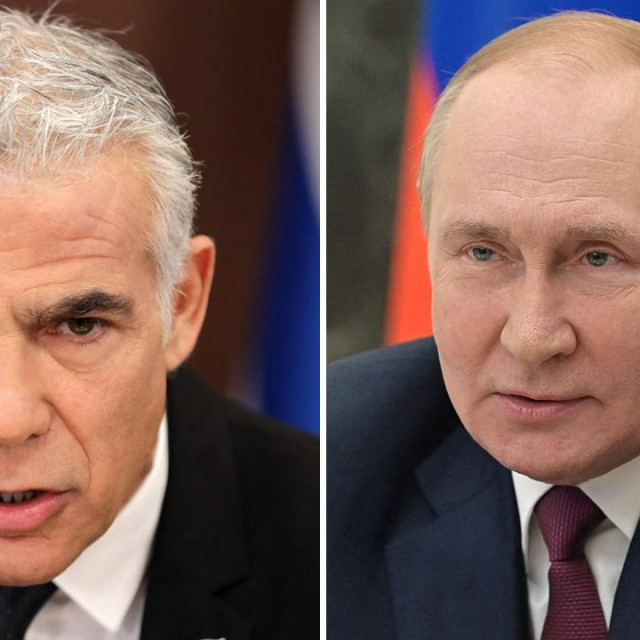Yair Lapid i Vladimir Putin