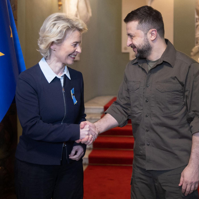 Ursula von der Leyen i Volodimir Zelenski