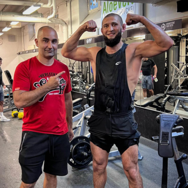 Andreas Michael i Khamzat Chimaev