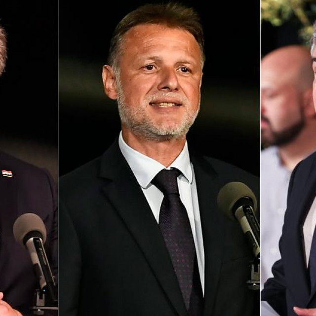 Andrej Plenković, Gordan Jandroković i Zoran Milanović