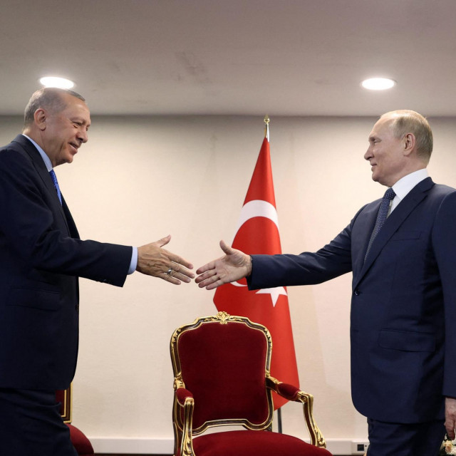 Recep Tayyip Erdogan i Vladimir Putin tijekom sastanka u Teheranu
