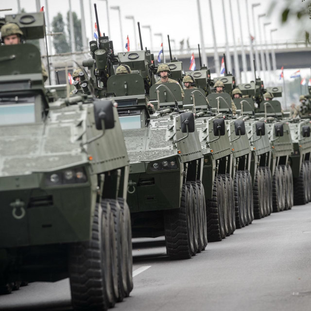 Ilustracija, oklopna vozila HV-a (arhivska fotografija)